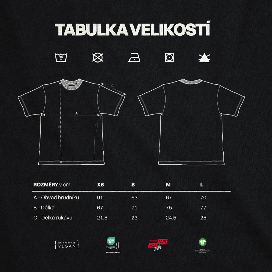 FPE Tričko | Černá - Unisex
