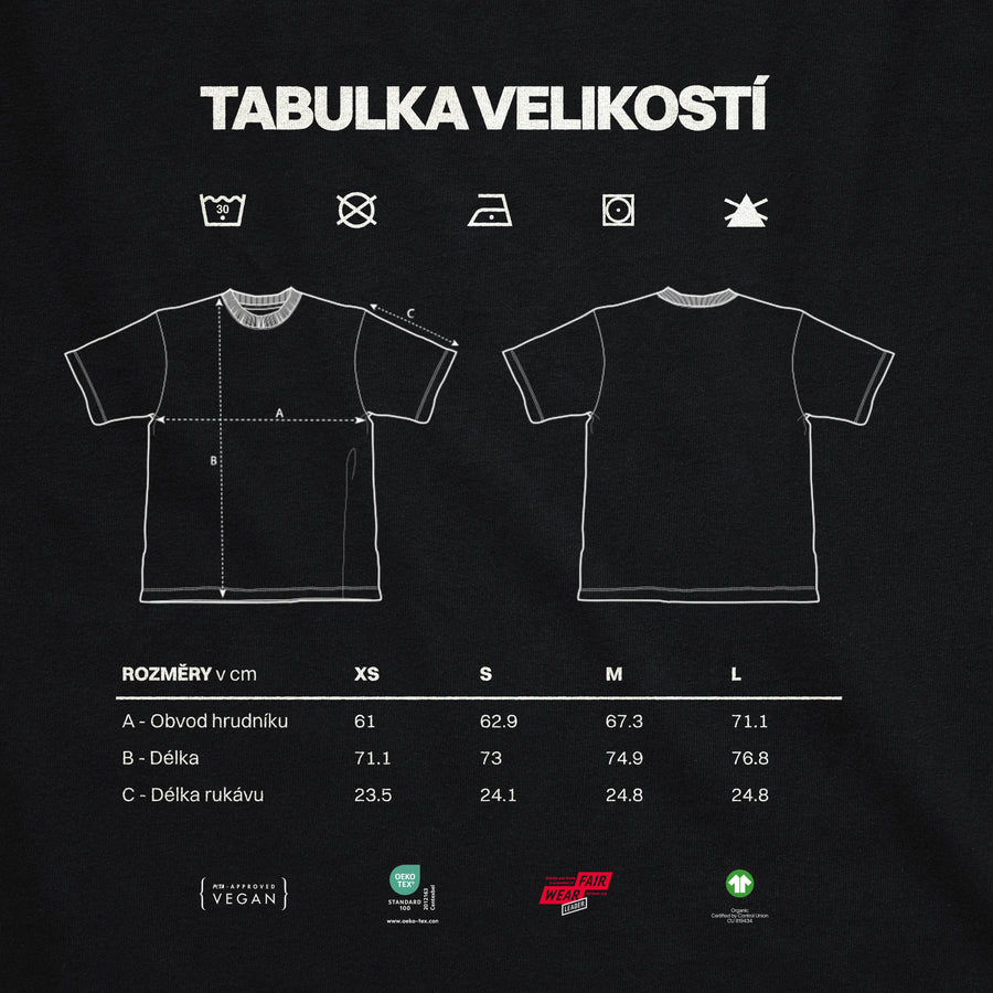 FPE Tričko | Černá - Unisex