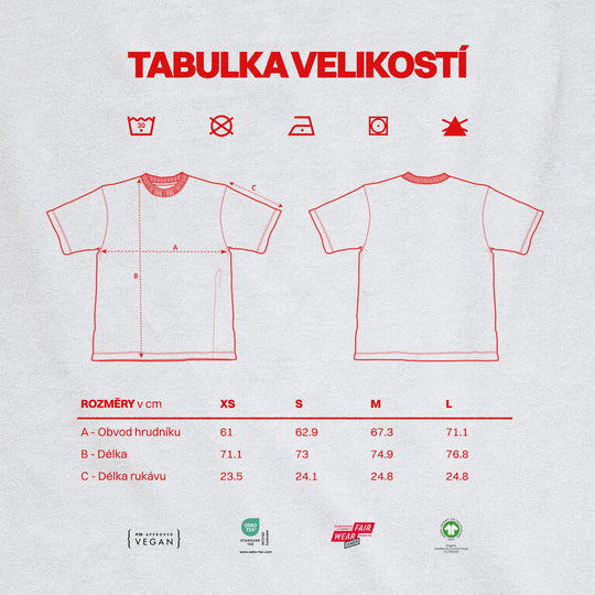 FPE Tričko | Bílá - Unisex